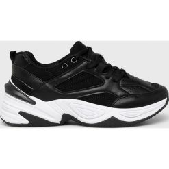 Answear - Buty. Czarne buty sportowe damskie ANSWEAR, bez wzorów, z materiału, sportowe. W wyprzedaży za 99,90 zł.