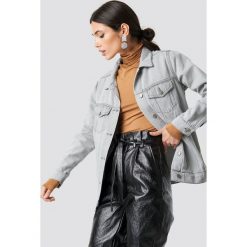 NA-KD Szara kurtka jeansowa - Grey. Szare kurtki damskie jeansowe marki NA-KD. Za 283,95 zł.