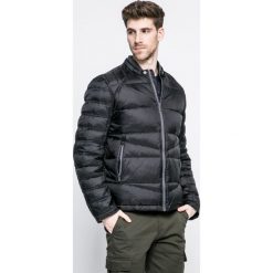 Trussardi Jeans - Kurtka. Czarne płaszcze męskie Trussardi Jeans, s, bez wzorów, z poliesteru, krótkie, bez kaptura. W wyprzedaży za 439,90 zł.