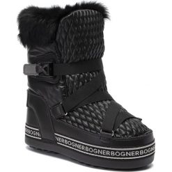 Śniegowce BOGNER - New Tignes 8 393-2114 Black 01. Czarne kozaki damskie Bogner, ze skóry ekologicznej, bez zapięcia. Za 2019,00 zł.