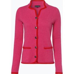 Franco Callegari - Kardigan damski, różowy. Różowe swetry damskie marki Franco Callegari, xl, bez wzorów, z wełny, eleganckie, bez rękawów, bez kaptura. Za 179,95 zł.