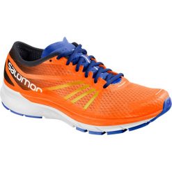Buty Salomon Sonic RA PRO M Pomarańczowe. Pomarańczowe buty sportowe męskie Salomon, z gumy, bez zapięcia, do biegania. Za 399,99 zł.