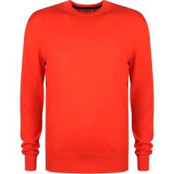 Calvin Klein Sweter. Swetry męskie Calvin Klein, bez wzorów, z dzianiny, z okrągłym kołnierzem, bez kaptura. Za 349,00 zł.