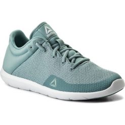 Buty Reebok - Studio Basics CN0727 Whisper Teal/White. Niebieskie buty sportowe damskie Reebok, bez wzorów, z tworzywa sztucznego, sportowe, na fitness i siłownię. W wyprzedaży za 179,00 zł.