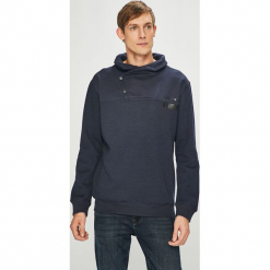 Sublevel - Bluza. Niebieskie bluzy męskie Sublevel, s, bez wzorów, z bawełny, z kapturem, bez rękawów, bez kaptura. W wyprzedaży za 89,90 zł.
