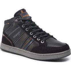 Sneakersy WRANGLER - Marshall Paso Mid WM92121A Black 062. Czarne sneakersy męskie Wrangler, z materiału. W wyprzedaży za 219,00 zł.