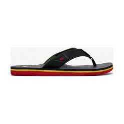 Quiksilver Molokai Abyss Japonki Czarny Czerwony. Czerwone klapki męskie Quiksilver, w paski, z materiału. Za 100,95 zł.