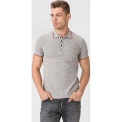 Diesel T-Randy-Broken Polo Koszulka Szary. Szare podkoszulki męskie Diesel, xl, bez wzorów, z bawełny, polo, bez rękawów. Za 335,95 zł.