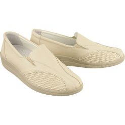 COMFORTABEL 941817-81 creme, Połbuty damskie. Pomarańczowe półbuty damskie Comfortabel, bez wzorów, ze skóry, bez obcasa, bez zapięcia. Za 279,90 zł.