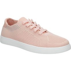 Sportowe sznurowane casu lz-9826. Różowe buty sportowe damskie Casu, bez wzorów, z materiału, eleganckie. W wyprzedaży za 39,99 zł.