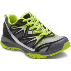 Buciki niemowlęce chłopięce: Merrell Buty Capra Bolt Low Lace Wp Jr Grey/Citron 5 (37)