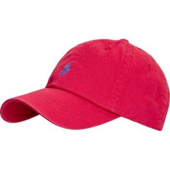 Czapka POLO RALPH LAUREN. Niebieskie czapki damskie Polo Ralph Lauren, w paski, z bawełny, klasyczne. Za 180,00 zł.