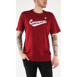 Converse Koszulka Czerwony. Czerwone podkoszulki męskie Converse, xl, z nadrukiem, z bawełny, z krótkim rękawem. Za 102,95 zł.