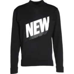 Kardigany męskie: Soulland HEAVY ROLLNECK Sweter black