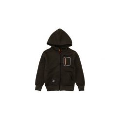Bluza rozpinana chłopięca sportowa, Z KIESZENIAMI, zapinana na zamek. Czarne bluzy chłopięce rozpinane TXM. Za 16,99 zł.
