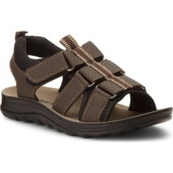 Sandały ACTION BOY - CS17020-1 Brązowy. Pomarańczowe sandały chłopięce z materiału. W wyprzedaży za 29,99 zł.