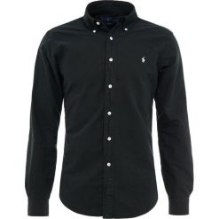 Polo Ralph Lauren OXFORD SLIM FIT Koszula black. Czarne koszule męskie Polo Ralph Lauren, m, bez wzorów, z bawełny, polo, bez rękawów. Za 459,00 zł.