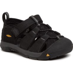 Sandały KEEN - Newport H2 1022540 Black/Keen Yellow. Czarne sandały chłopięce Keen, z tworzywa sztucznego, bez zapięcia. Za 169,00 zł.