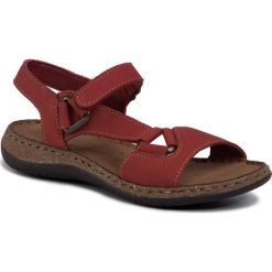 Sandały GO SOFT - WI20-4773-01 Red 1. Czerwone klapki damskie GO SOFT, bez wzorów, ze skóry, bez obcasa. Za 119,99 zł.