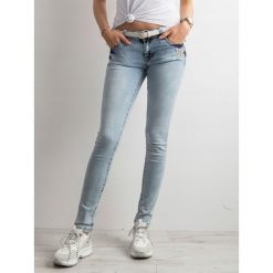Spodnie damskie biodrÓwki jeansowe jeansy dŻety s. Jeansy damskie Merg Selection, s, z bawełny. Za 69,00 zł.
