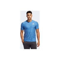 Koszulka Krótki Rękaw Fitness Cardio Męska. Koszulki męskie Adidas, s, bez wzorów, bez kołnierzyka, z krótkim rękawem, krótkie. Za 89,99 zł.