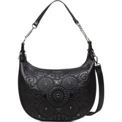 Desigual Majestic Siberia Torebka Czarny. Czarne torebki klasyczne damskie Desigual, w paski, z materiału, bez dodatków. Za 318,95 zł.