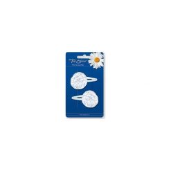 TOP CHOICE White Spinki "pyk" 2szt 23644. Białe ozdoby do włosów TOP CHOICE. Za 4,43 zł.