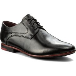 Półbuty LASOCKI FOR MEN - MB-REAL-10 Czarny. Czarne buty wizytowe męskie Lasocki For Men, bez wzorów, ze skóry, klasyczne, bez zapięcia. Za 189,99 zł.