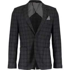 Marynarki męskie slim fit: Burton Menswear London OVERCHECK Marynarka grey