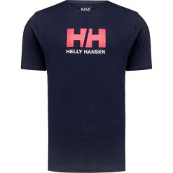 T-shirt HELLY HANSEN HH LOGO. Niebieskie t-shirty męskie Helly Hansen, bez wzorów, z bawełny, z okrągłym kołnierzem. Za 120,00 zł.