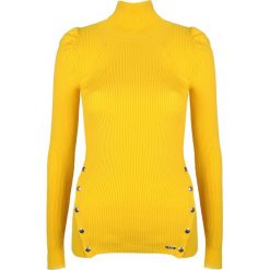 Guess Sweter "Vera". Swetry damskie Guess, z aplikacjami, z tkaniny, z długim rękawem, długie, bez kaptura. Za 189,00 zł.