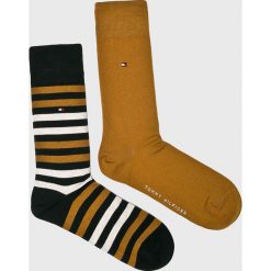 Tommy Hilfiger - Skarpety (2-pack). Szare skarpetki męskie TOMMY HILFIGER, z bawełny. Za 54,90 zł.