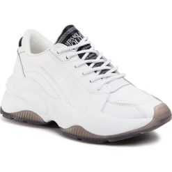 Sneakersy VERSACE JEANS COUTURE - E0VVBSI3 71371 003. Białe półbuty damskie Versace Jeans Couture, z jeansu. Za 869,00 zł.