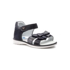 LASOCKI KIDS CI12-2850-08. Niebieskie sandały dziewczęce Lasocki Kids, ze skóry, bez zapięcia. Za 89,99 zł.