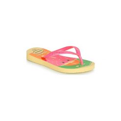 Japonki Dziecko Havaianas KIDS SLIM FUN. Różowe klapki dziewczęce Havaianas. Za 89,00 zł.