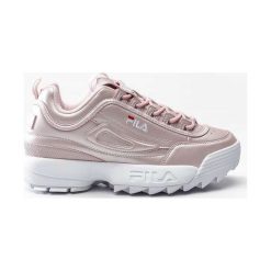 Fioletowe Sportowe Buty Fila Disruptor M Low WMN. Fioletowe buty sportowe damskie Molly.pl, ze skóry. Za 519,00 zł.