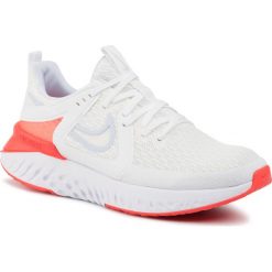 Buty NIKE - Legend React 2 AT1369 101 White/Half Blue/Bright Crimson. Białe buty sportowe damskie Nike, z materiału, sportowe, do biegania. W wyprzedaży za 379,00 zł.