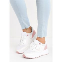 Buty sportowe damskie: Biało-Różowe Buty Sportowe Gymnast