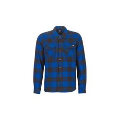 Koszule z długim rękawem Dickies SACRAMENTO. Niebieskie koszule męskie Dickies, s, bez wzorów, bez kołnierzyka, z długim rękawem. Za 239,00 zł.