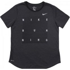 Topy sportowe damskie: Nike Koszulka Do Biegania W Nk Dry Tee Dbl Running Xs