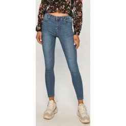 Only - Jeansy Iris. Niebieskie jeansy damskie ONLY, bez wzorów, z elastanu. Za 129,90 zł.