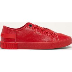 Big Star - Tenisówki. Czerwone trampki i tenisówki damskie BIG STAR, bez wzorów, z gumy, na sznurówki. Za 159,90 zł.