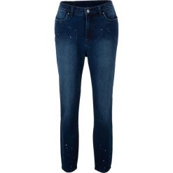 Dżinsy SKINNY z kolekcji Maite Kelly bonprix niebieski "stone used". Niebieskie jeansy damskie bonprix. Za 119,99 zł.