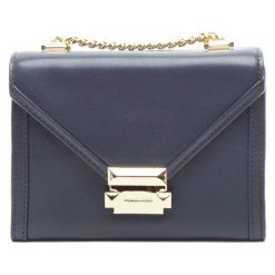 Michael Kors Torebka Crossbody Ciemnoniebieska. Szare torebki klasyczne damskie Michael Kors, bez wzorów, bez dodatków. Za 1289,00 zł.