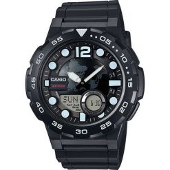 CASIO Kolekcja AEQ 100W-1A. Zegarki męskie CASIO, plastikowe. W wyprzedaży za 145,00 zł.