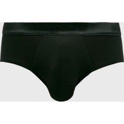 Emporio Armani - Slipy. Czarne slipy męskie marki Emporio Armani, s, z elastanu. W wyprzedaży za 99,90 zł.