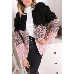 Płaszcz damski LANEDA PINK. Różowe bluzy damskie uniwersalny. W wyprzedaży za 119,00 zł.