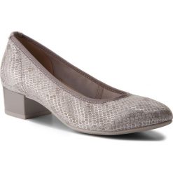 Półbuty damskie: Półbuty CAPRICE - 9-22317-20 Grey Met Snake 237