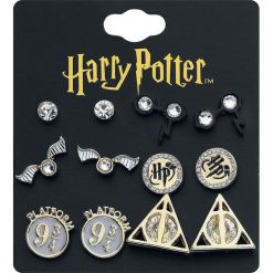 Harry Potter Glitter Symbols Kolczyki - Earpin złoty. Żółte kolczyki damskie marki Harry Potter, złote. Za 79,90 zł.