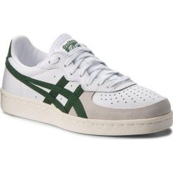 Sneakersy ONITSUKA TIGER - Gsm D5K2Y White/Hunter Green 101. Białe półbuty damskie Onitsuka Tiger, bez wzorów, ze skóry, bez obcasa, na płaskiej podeszwie, na sznurówki. W wyprzedaży za 269,00 zł.